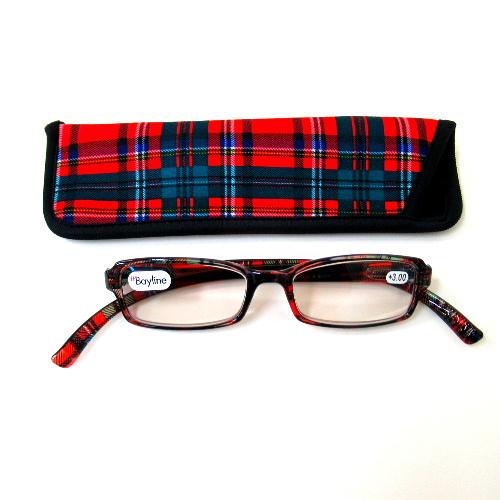 Neck Leaders Standard/Clear Check Red +3.0