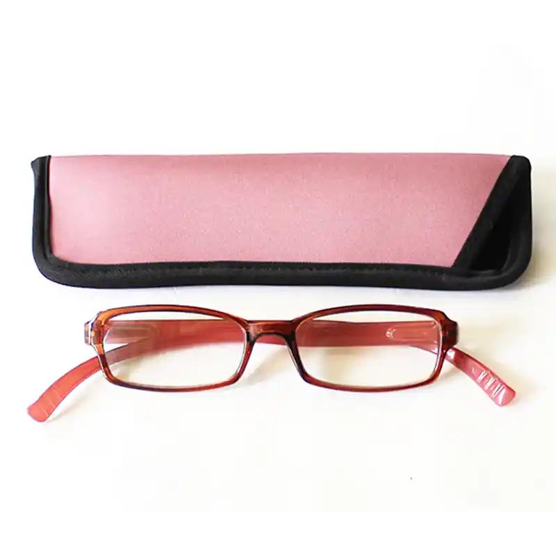 Neck Leaders Standard/Clear Brown × Pink +3.5