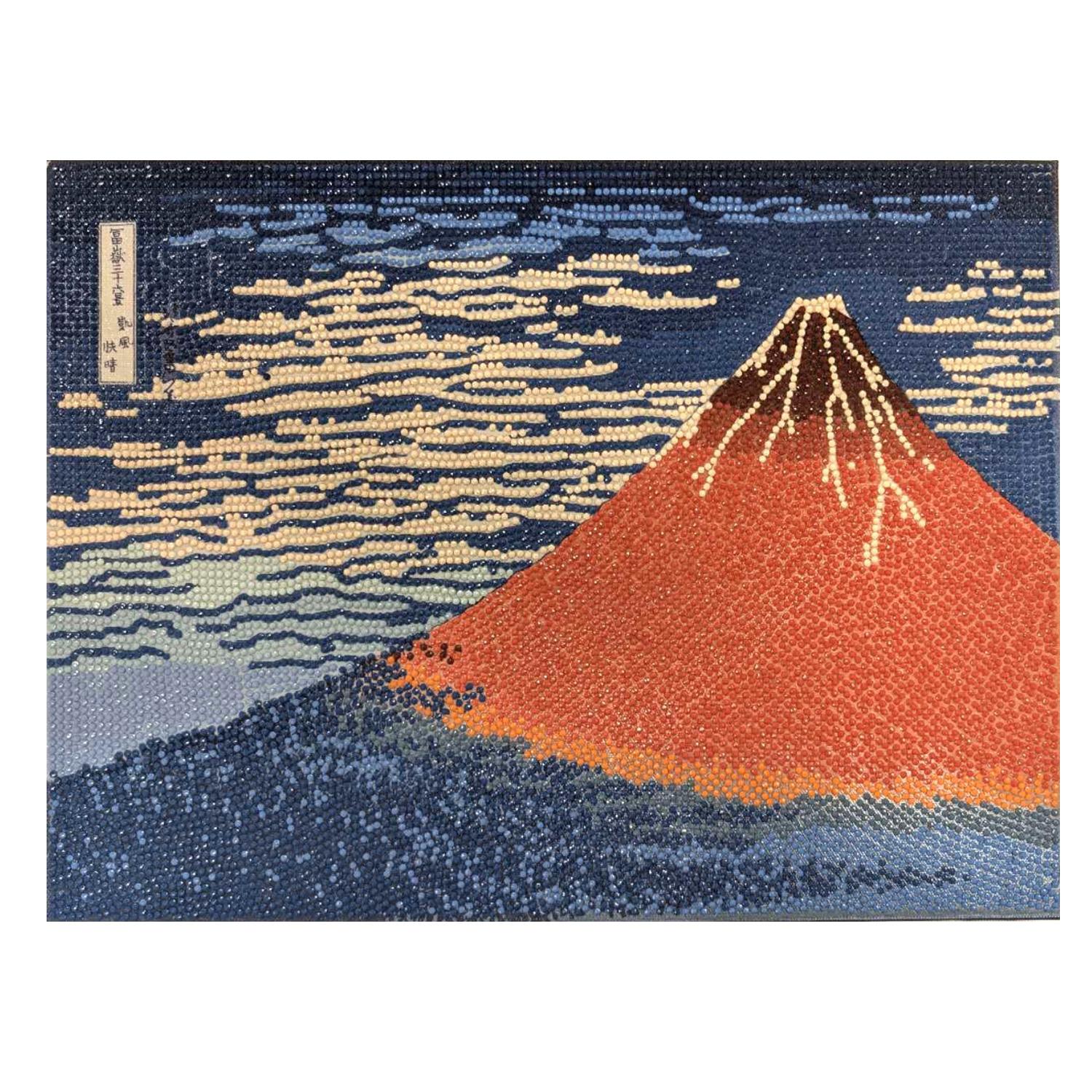 Tokyo Kogyo Diamond Fix Ukiyo-e Collection Thirty-Six Views of Mount Fuji Bead Kit T10-4848