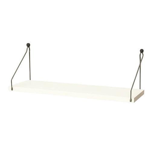 Rise Creation Wall Shelf Easily install to maximize unused space 30cm White R0490-white-S