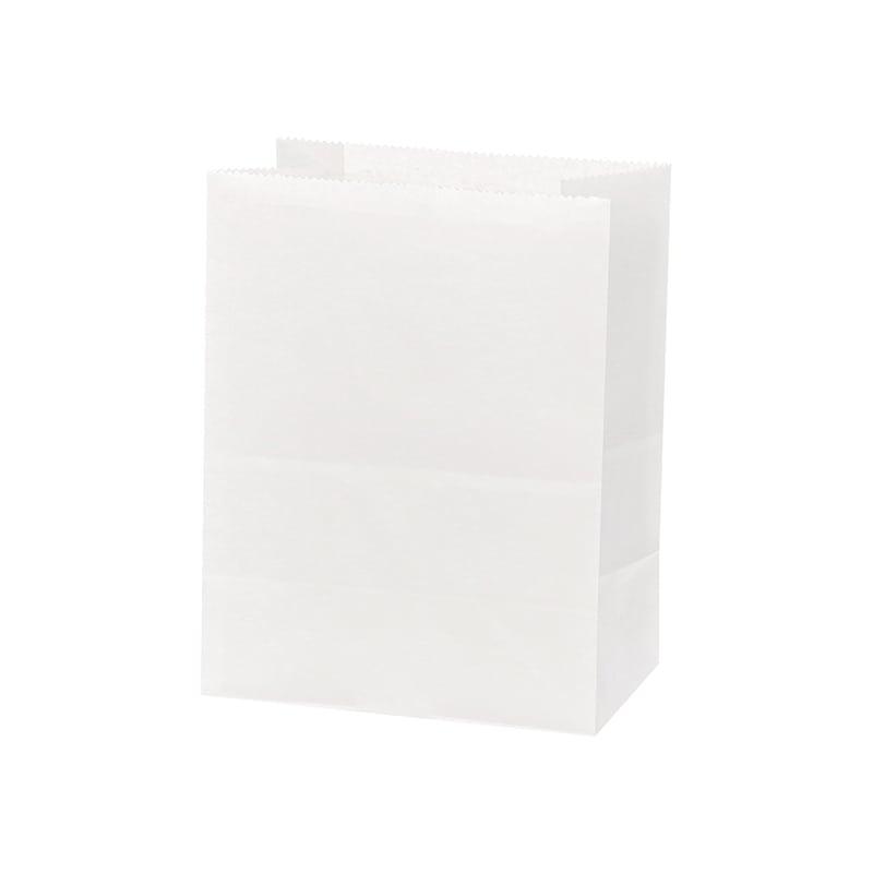 HEIKO NF (Non-Fluorinated) Oil-Resistant Square-Bottom Bags 13-16.5 White Plain 100 Sheets/Bag