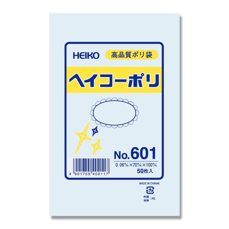 HEIKO Poly Standard Bag HEIKO Poly No.601 No String 006619100 Transparent
