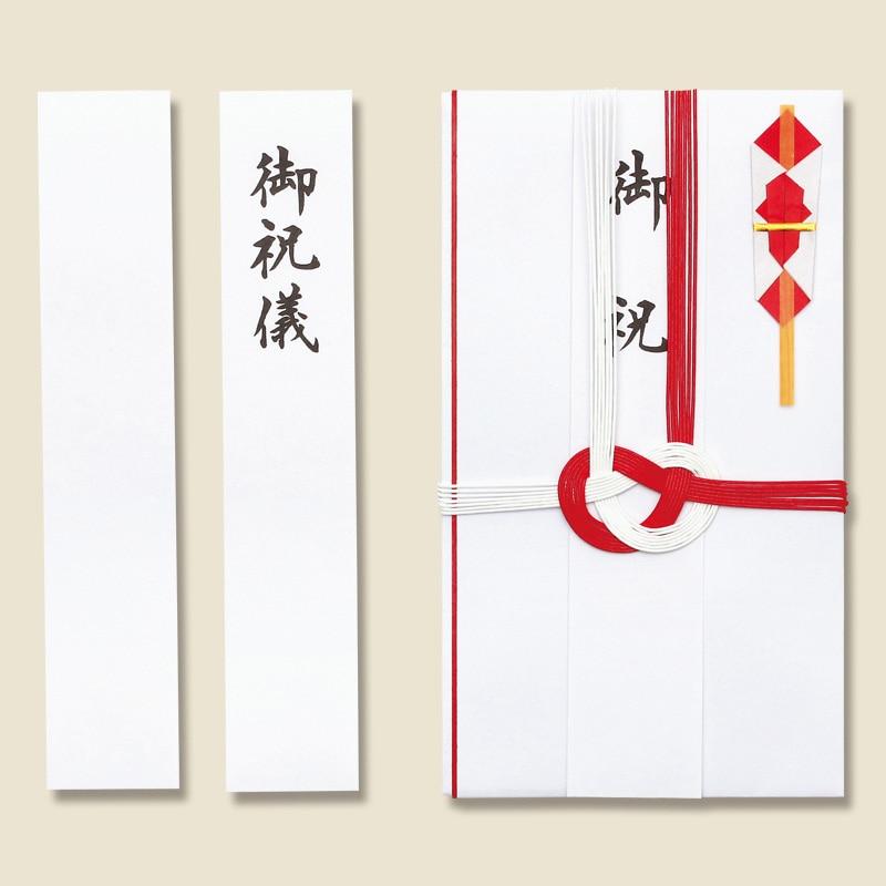 HEIKO Red Envelope for Celebrations K-8 Red and White 7-Stripe 1 Sheet
