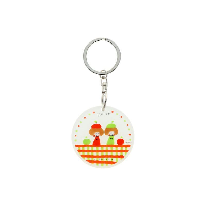 mizutama Acrylic Charm / Apple and Girl