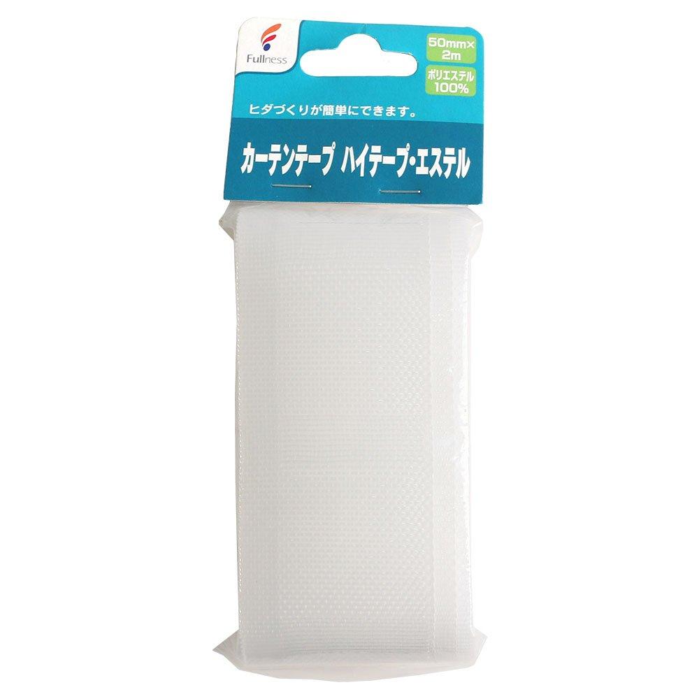 Fullness Curtain Tape High Tape Polyester 50mm x 2m White SC-M2562