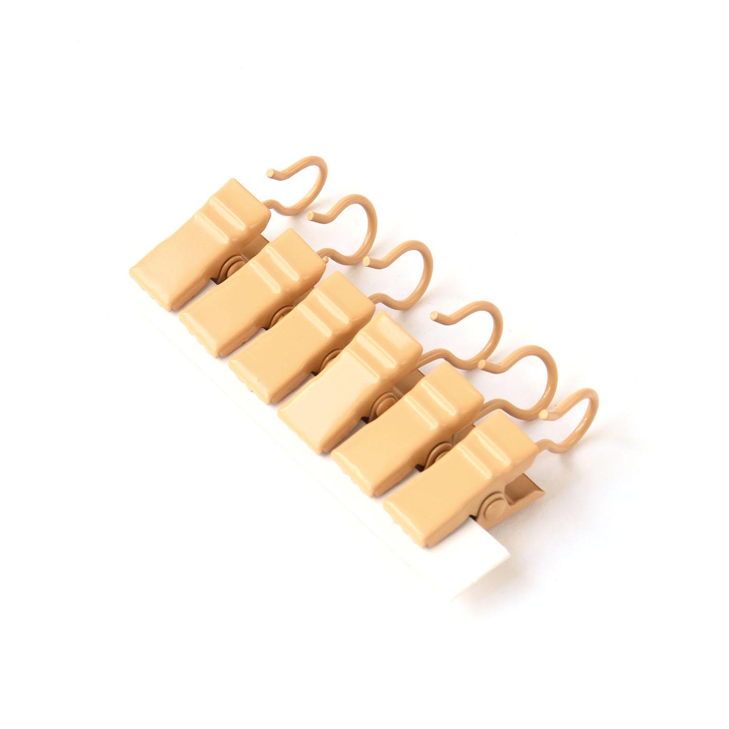 Furness Clip Runner for Curtain Rails, Medium, 6-Pack