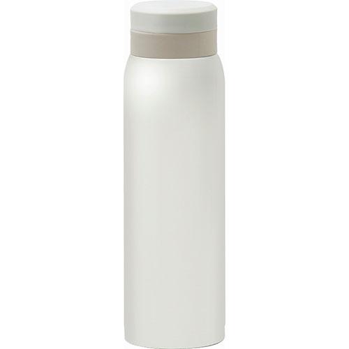 MOTECO Screw Cap Mug Bottle 500ml White φ6.7×22.5cm B1067544