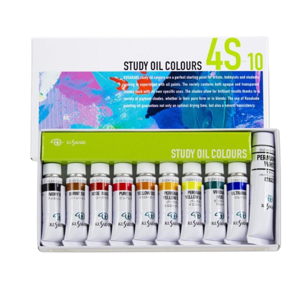 Kusakabe Practice Oil Paint Set - Complete 5-Set Collection