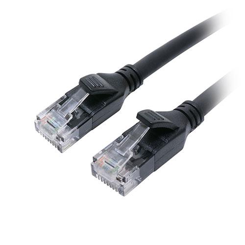 MCO CAT.6A LAN Cable Standard Black 1m C6A-01BK