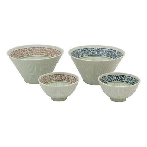 Sango Tokusa Cloisonné Pattern Pair Salad Set K60608115