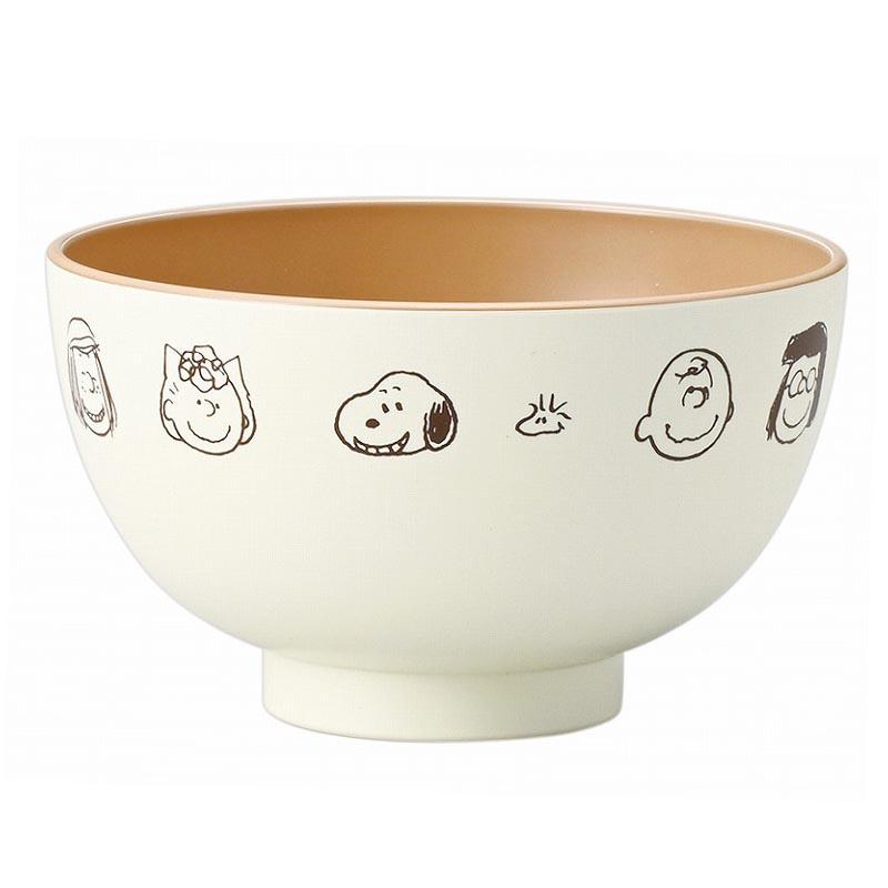 PEANUTS Snoopy & Friends Lacquered Soup Bowl M