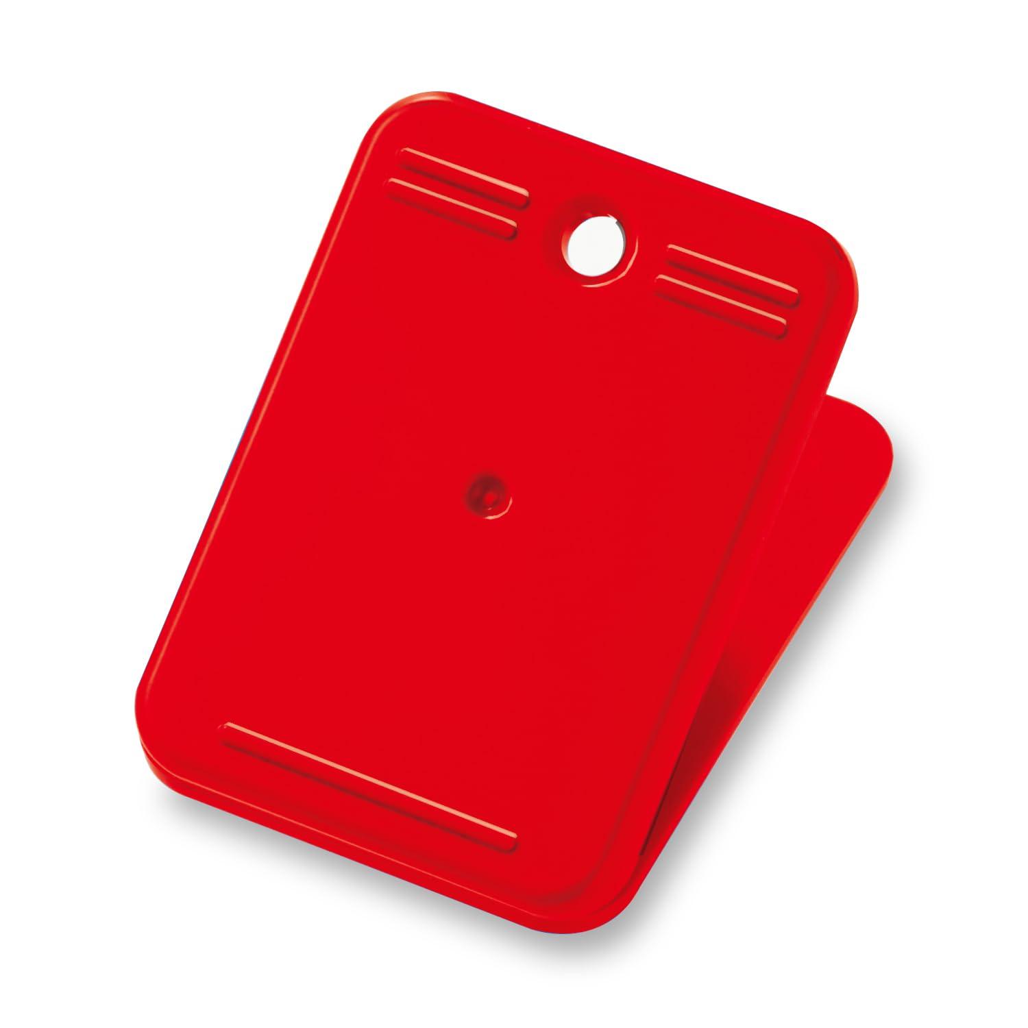 Open/Placard Clip, 10-Pack, Red