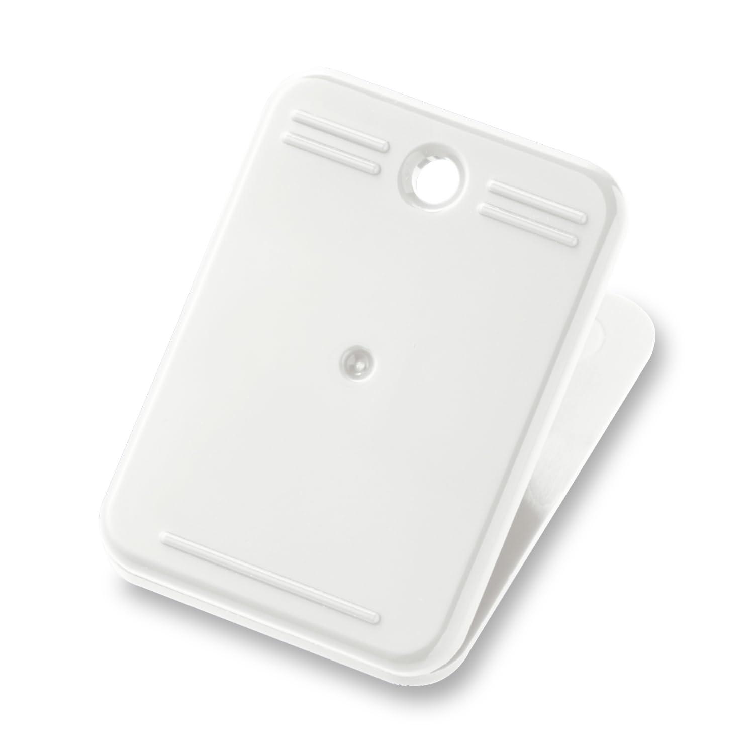 Open/Placard Clip, 10-Pack, White