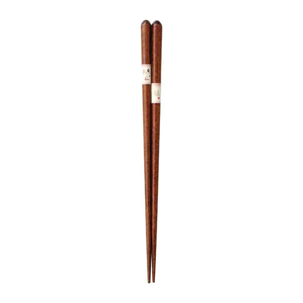 Happy Cat Dishwashing Chopsticks 21cm 1 Pair