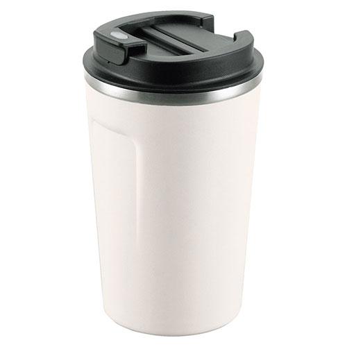 Coco Cafe Vacuum Insulated Double Wall Tumbler with Lid 400ml Ivory  22658315
