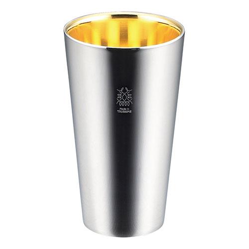 Made in TSUBAME Gold Luxury 18-8 Stainless Steel Double-Wall Tumbler with 24K Gold-Plated Interior  22605907
