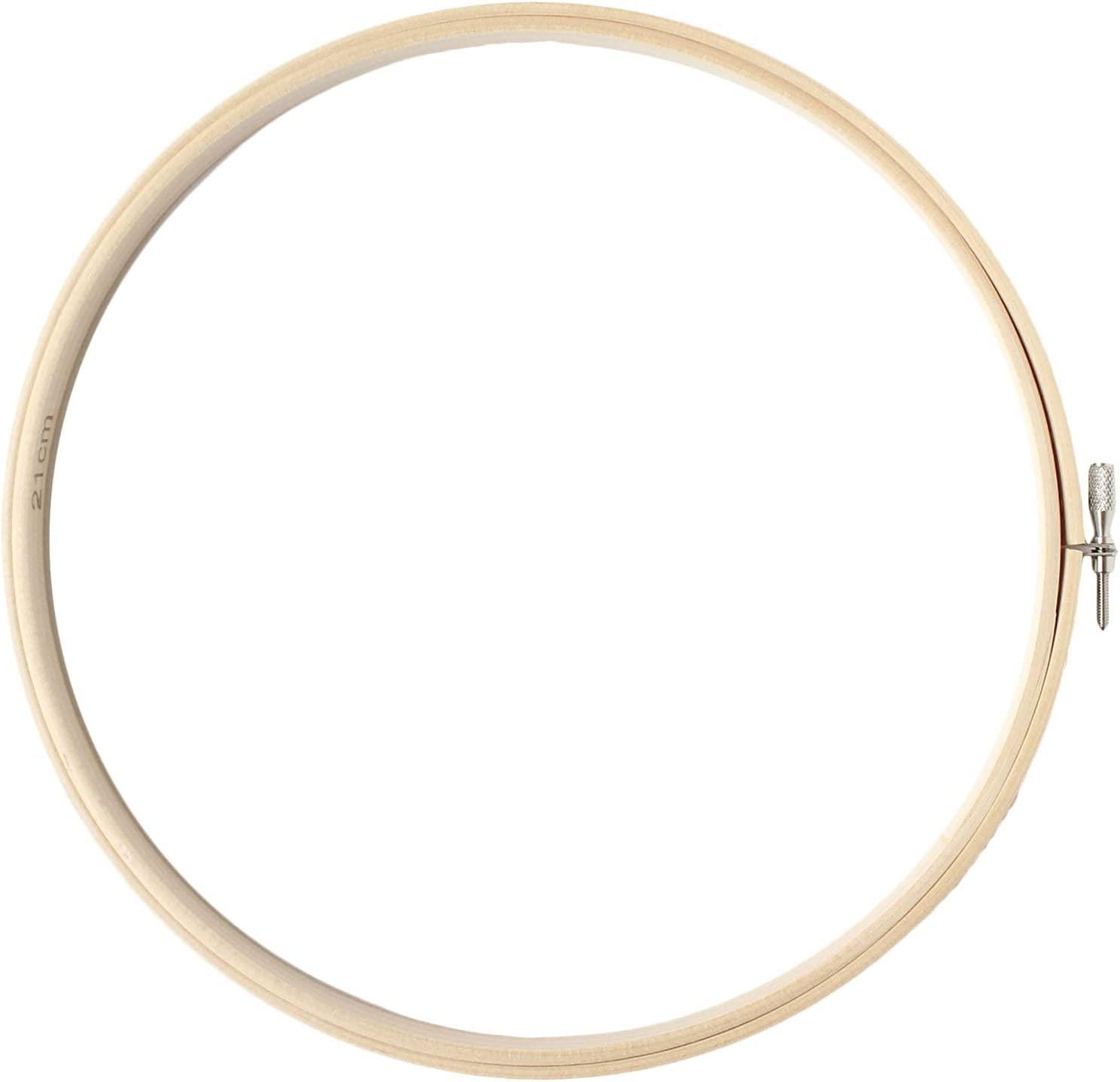 NBK Embroidery Hoop 1 Piece Φ21cm S2-5 Natural
