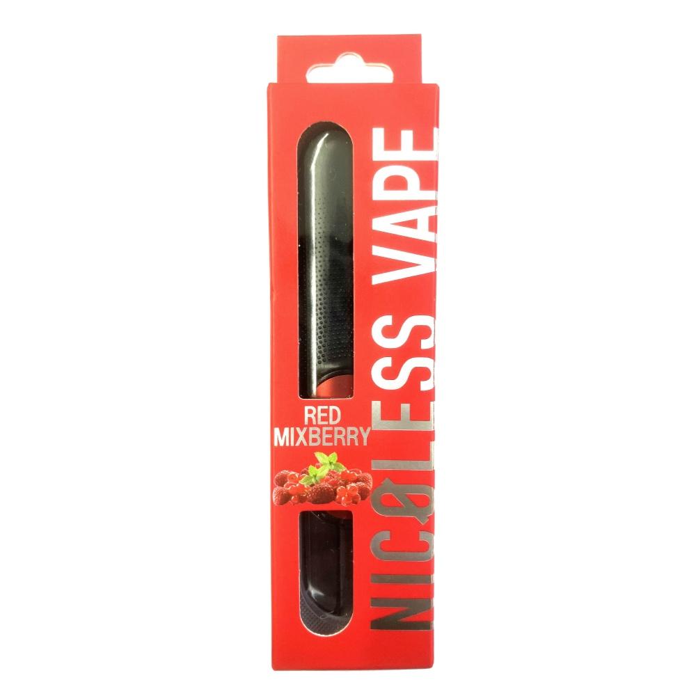 Disposable E-Cigarette NICOLESS Vape Red Mixed Berry