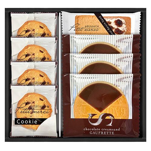 Pâtisserie Petit Merci Caramel Raisin Sandwich & Crunchy Cookies & Waffle Assortment PM-15