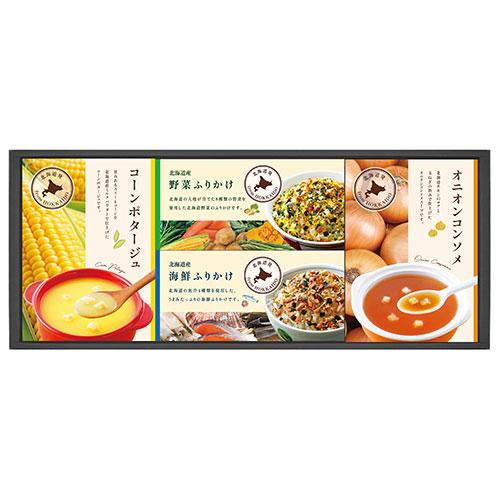 Material Workshop Hokkaido-made Soup & Furikake Gift Set HFS-20