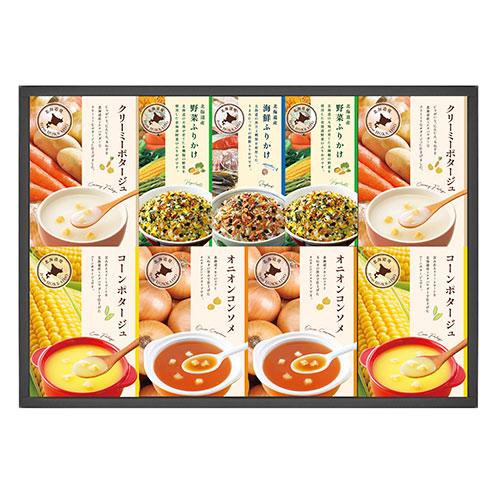 Material Workshop Hokkaido-made Soup & Furikake Gift Set HFS-50