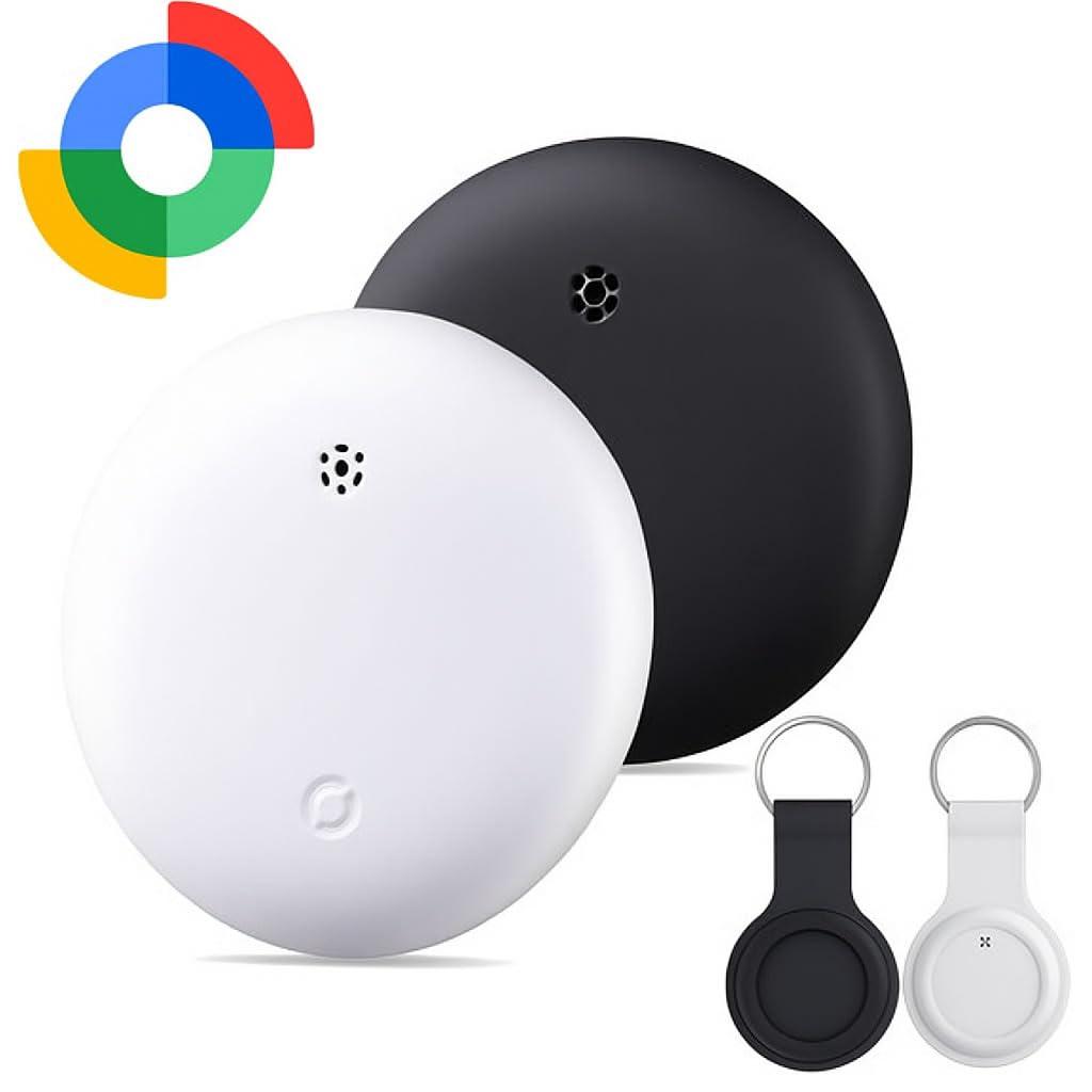 HIDISC Lost Item Finder Anti-Loss Tag for Android with Keyring Case Included White HD-TAGHB15WH