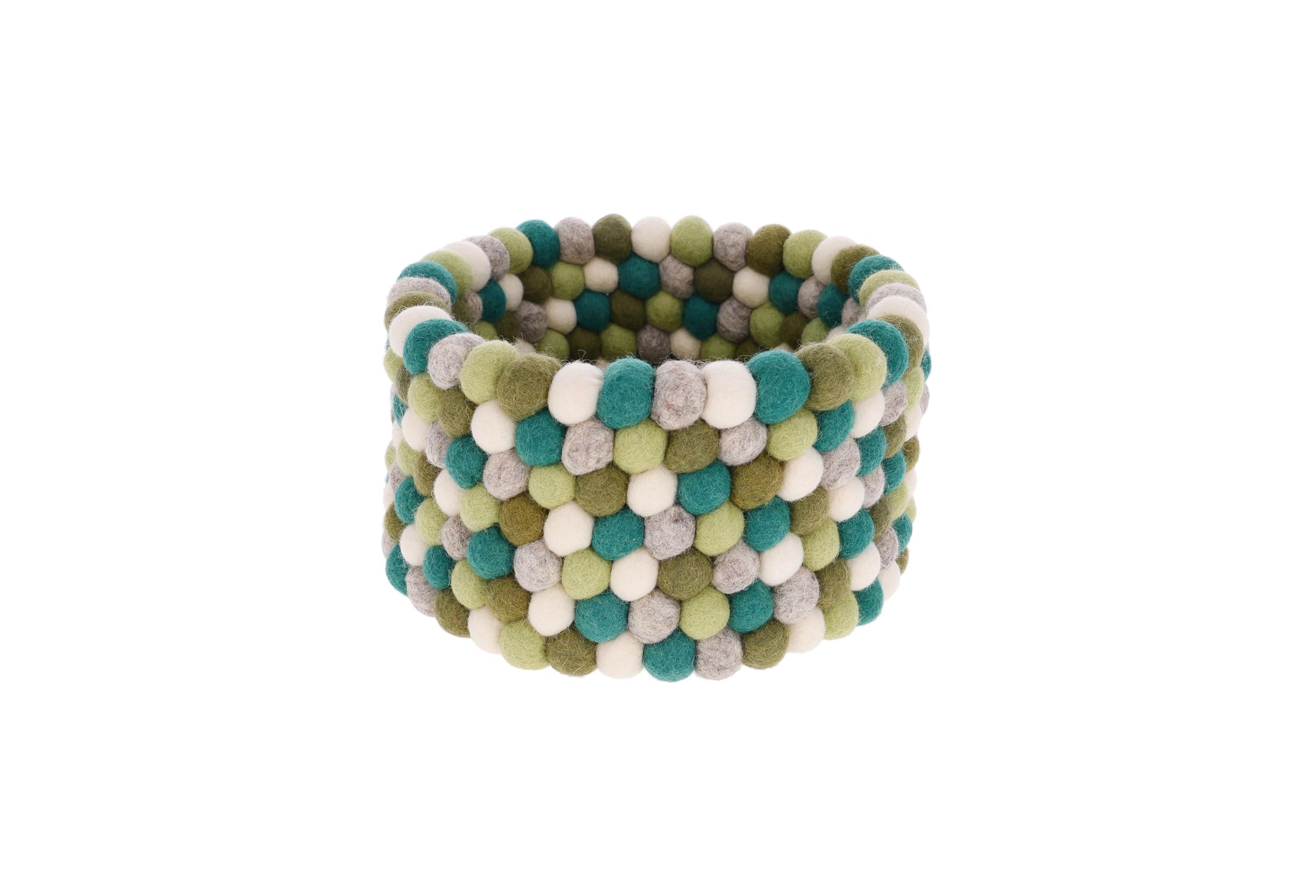 Nepal Felt Goods Poko Poko Small Basket Small Basket Small Basket