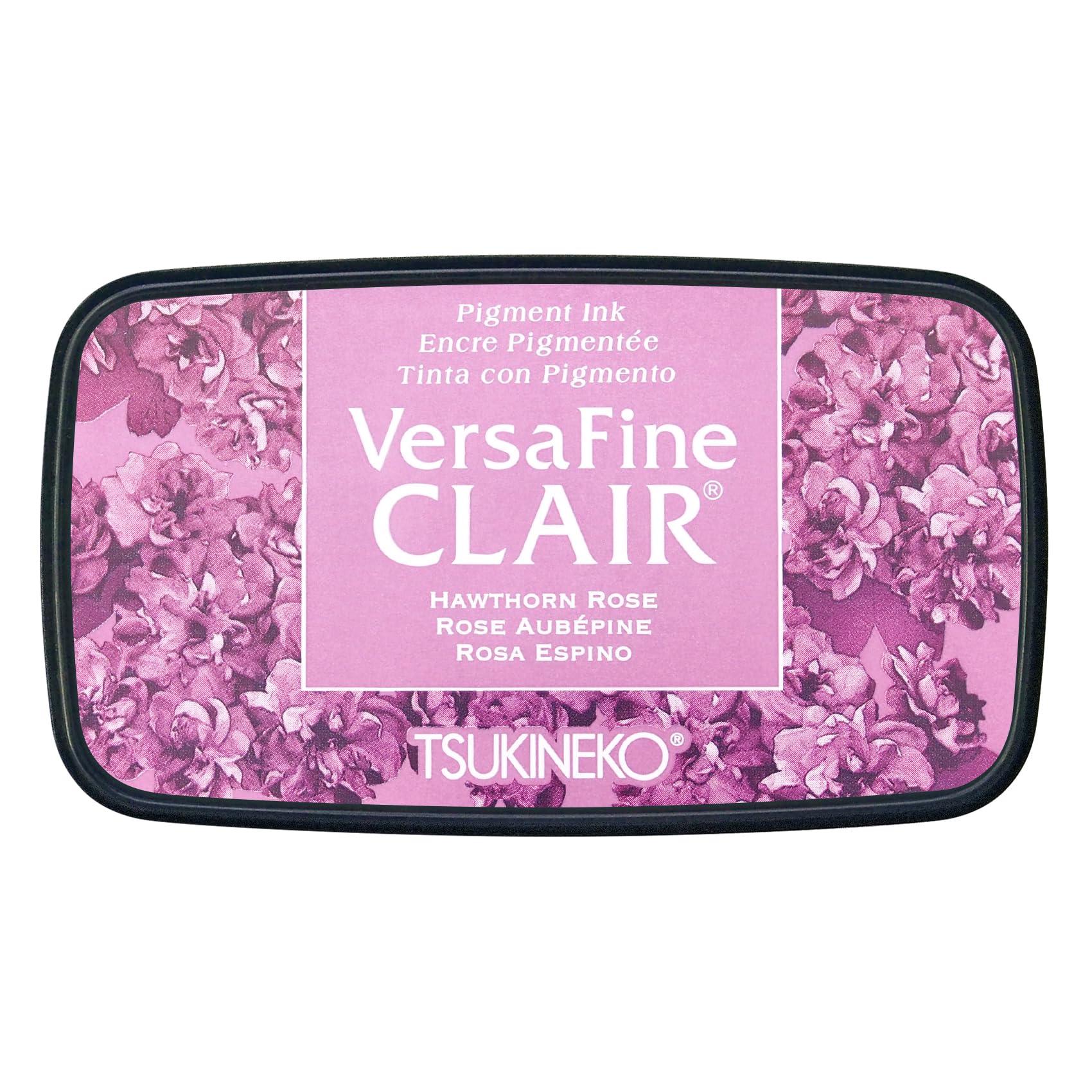 Tsukineko Versafine Claire Natural Color Stamp Pad Oil-Based Pigment Ink #251 Hawthorn Rose VF-CLA