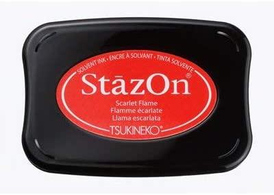 Tsukineko StayOn Ink Pad Scarlet Flame SZ-25