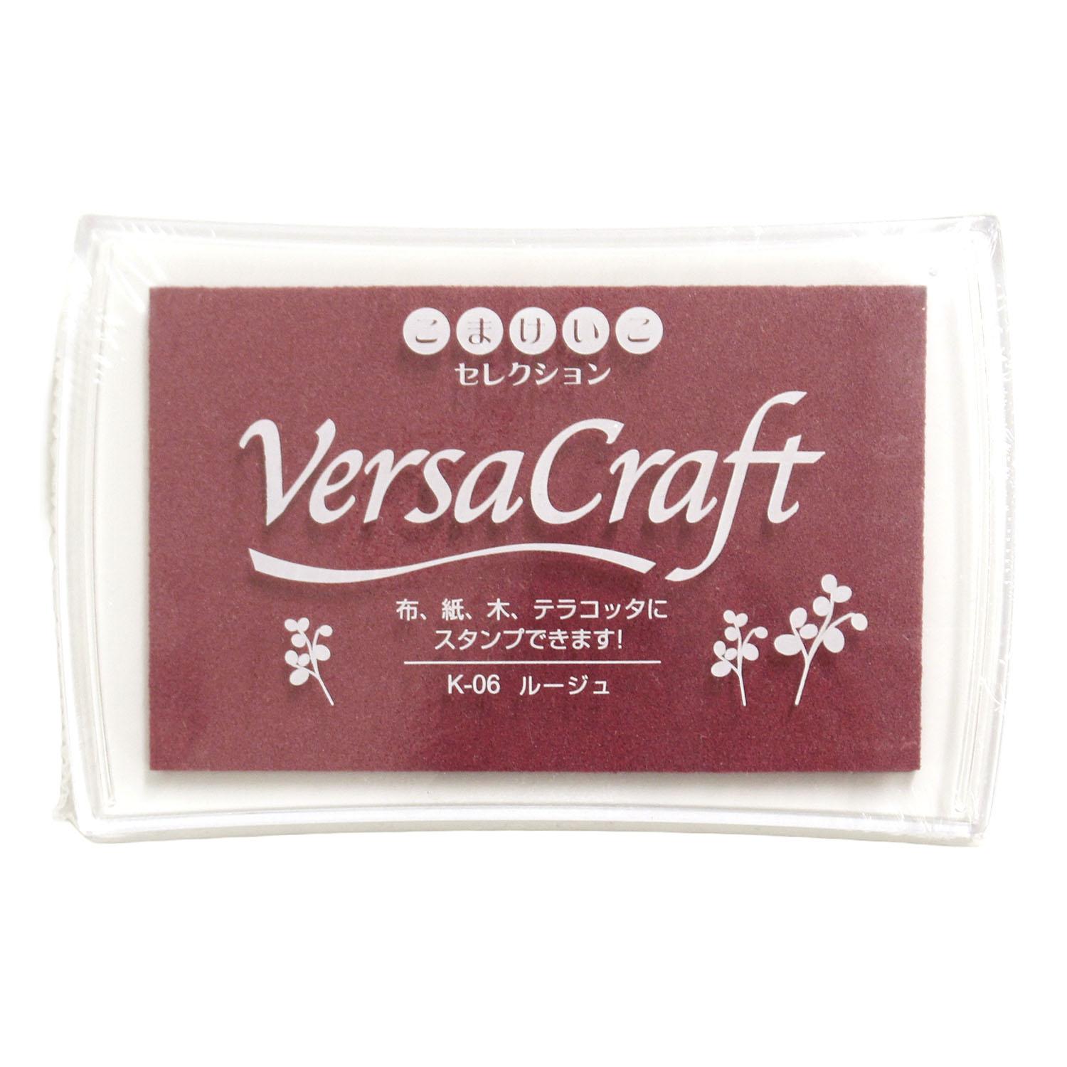 Tsukineko Versacraft L Stamp Ink Pad Komakeiko Selection Rouge VK-K06
