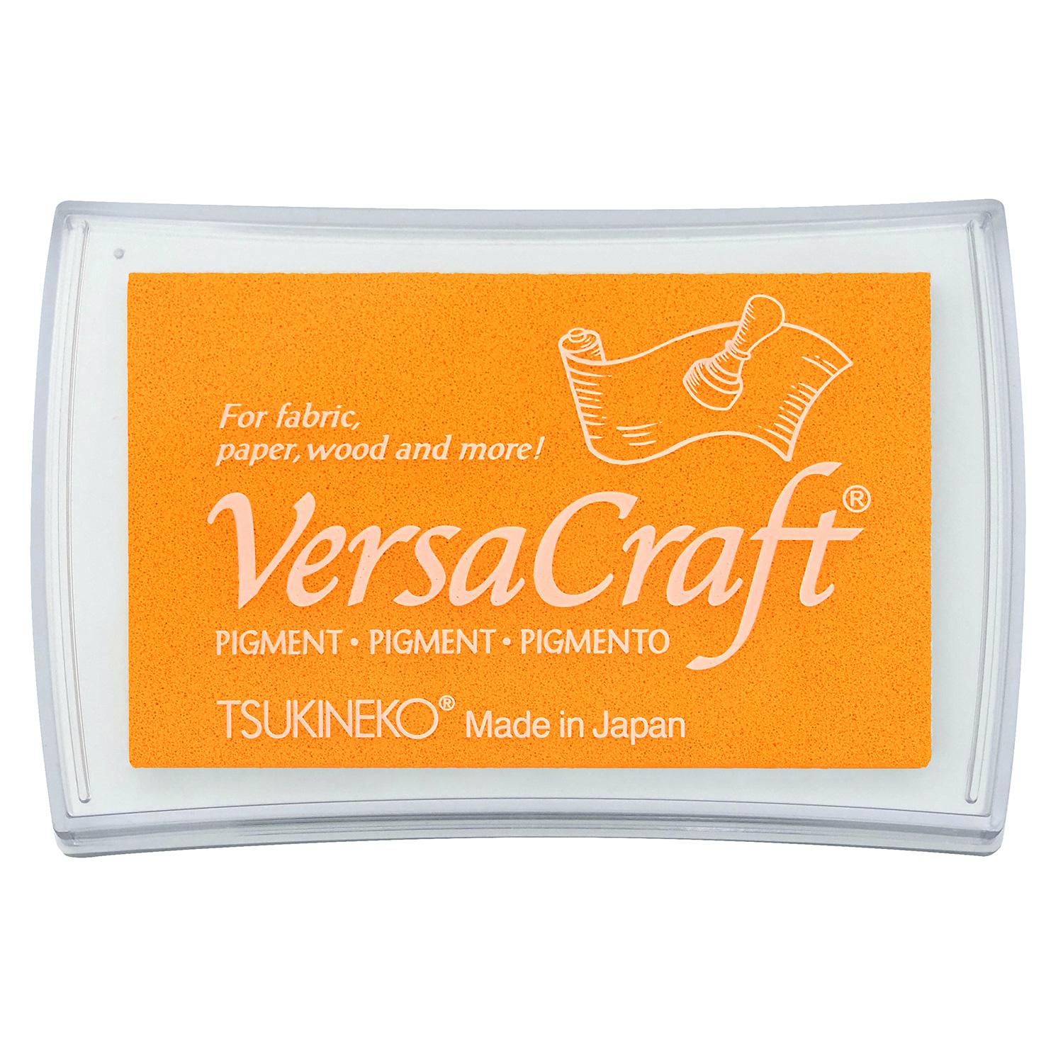 Tsukineko Versacraft L Stamp Ink Pad Saffron VK-211