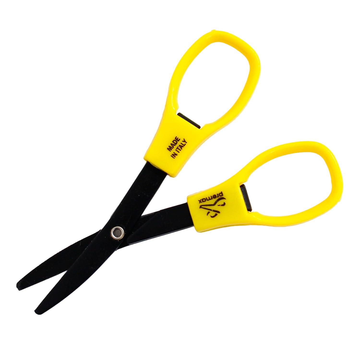 Premax Folding Scissors 9.7cm Yellow PRE85451