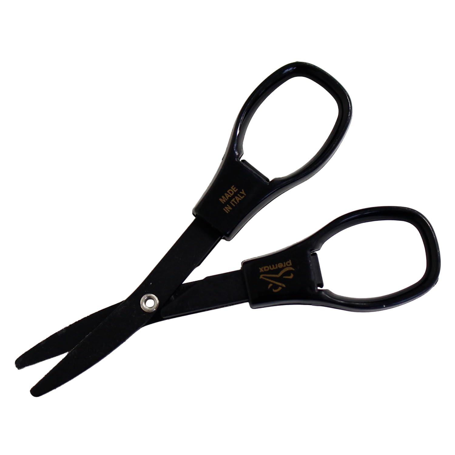 Premax Folding Scissors 9.7cm Black PRE85452