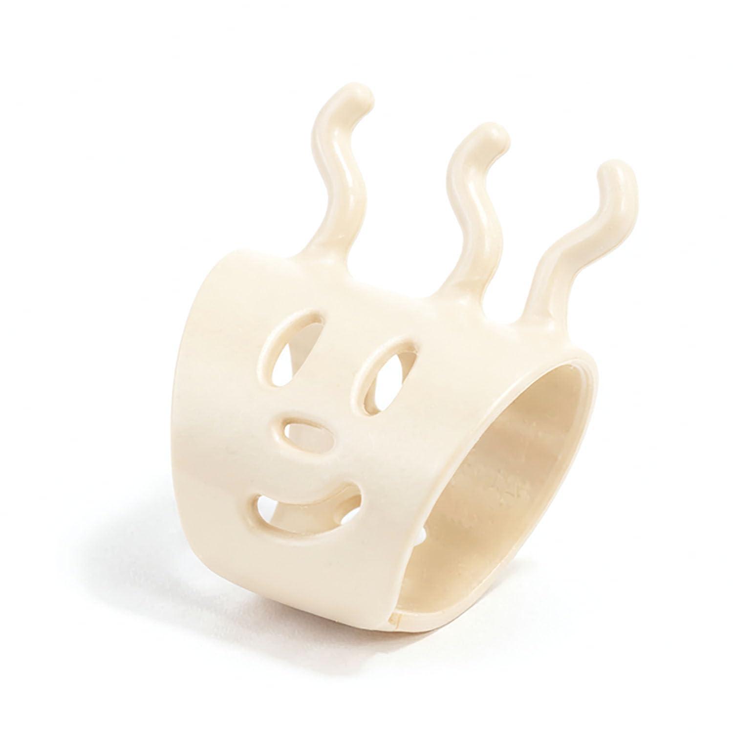 Knit Wit Knitting Ring 1-Piece Set Ivory KNW-KR-IV