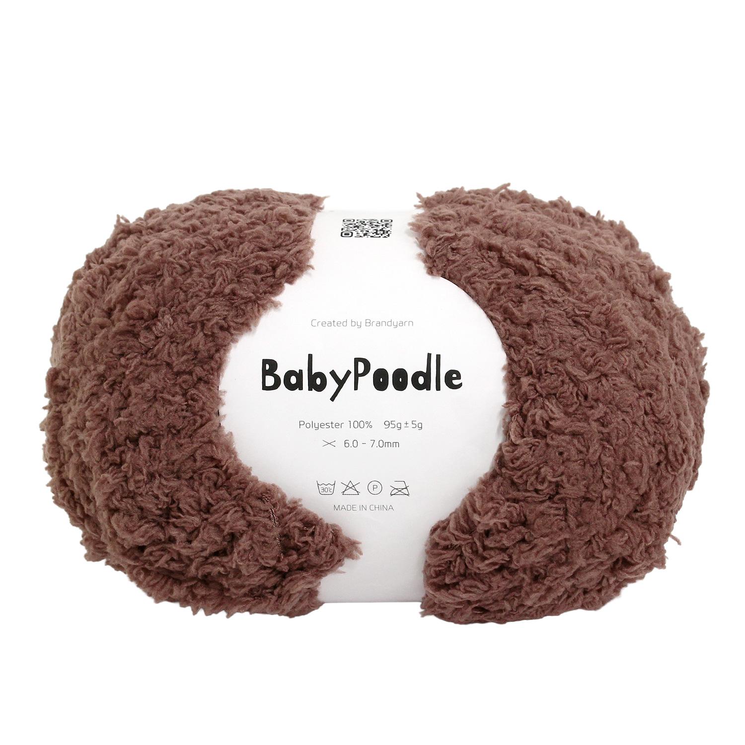Knit Wit Korea Yarn [Baby Poodle] 95g 1 skein Cocoa KNW-BPB37