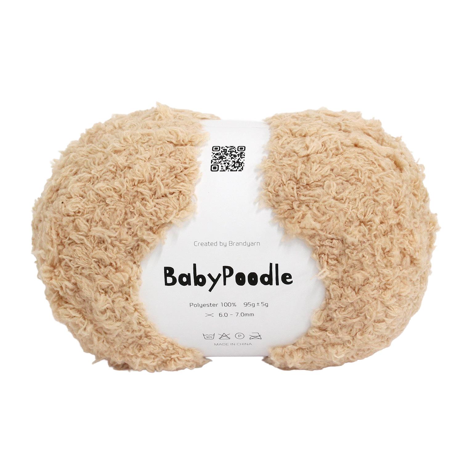 Knit Wit Korea Yarn [Baby Poodle] 95g 1 skein Peanut KNW-BPB41