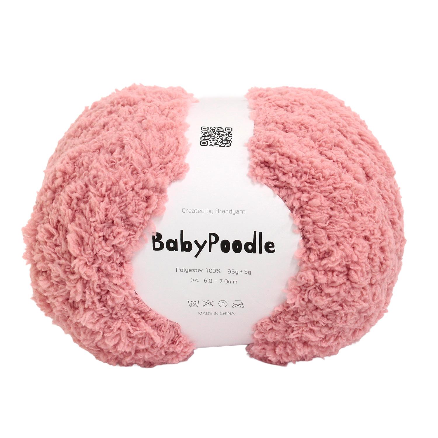 Knit Wit Korea Yarn [Baby Poodle] 95g 1 skein Indigo Pink KNW-BPB42