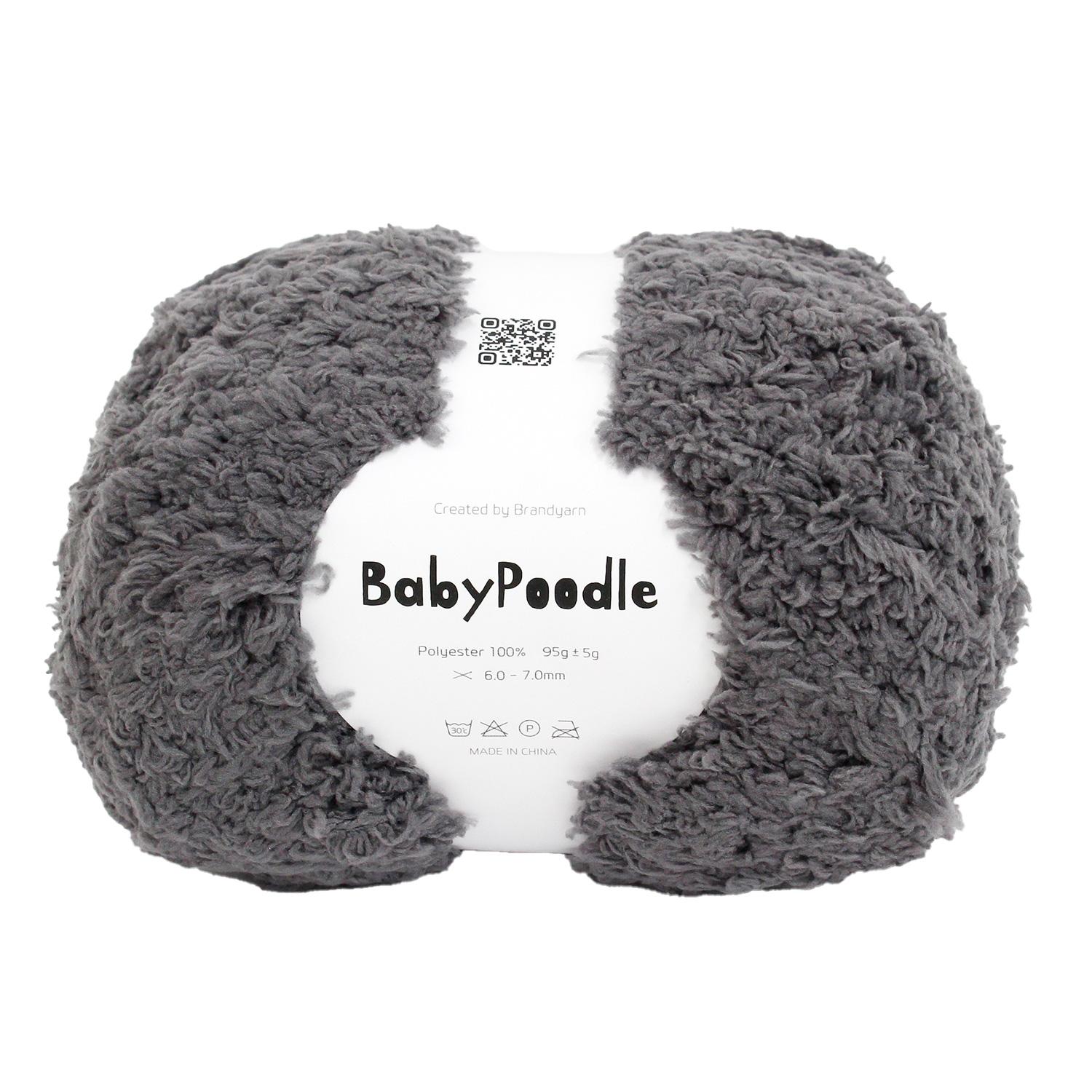 Knit Wit Korea Yarn [Baby Poodle] 95g 1 skein Smoked KNW-BPB46