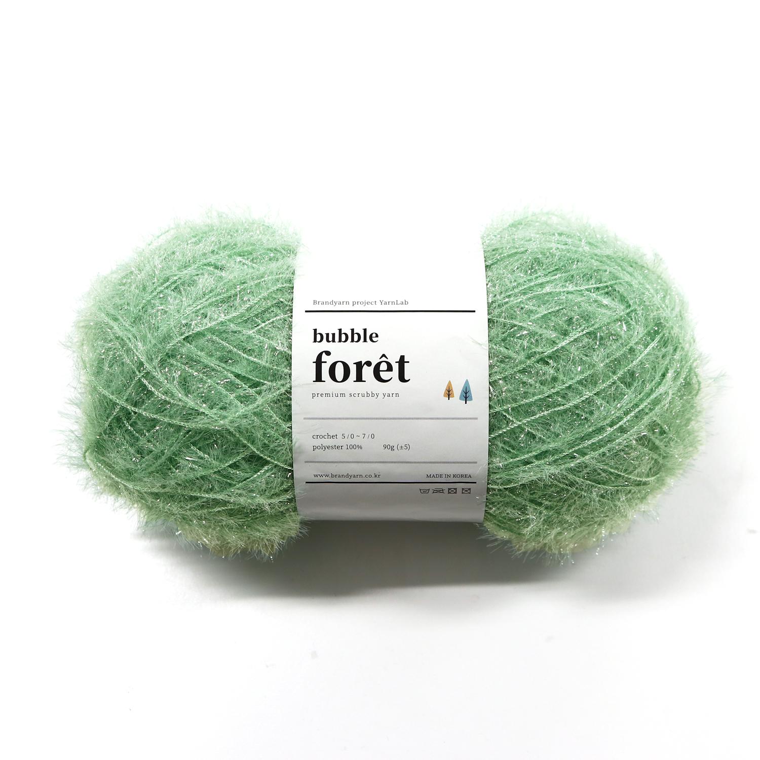 Knit Wit Korean Eco Scrub Yarn bubble foret-Bubble Foret- 90g 1 skein Celadon KNW-BFB14