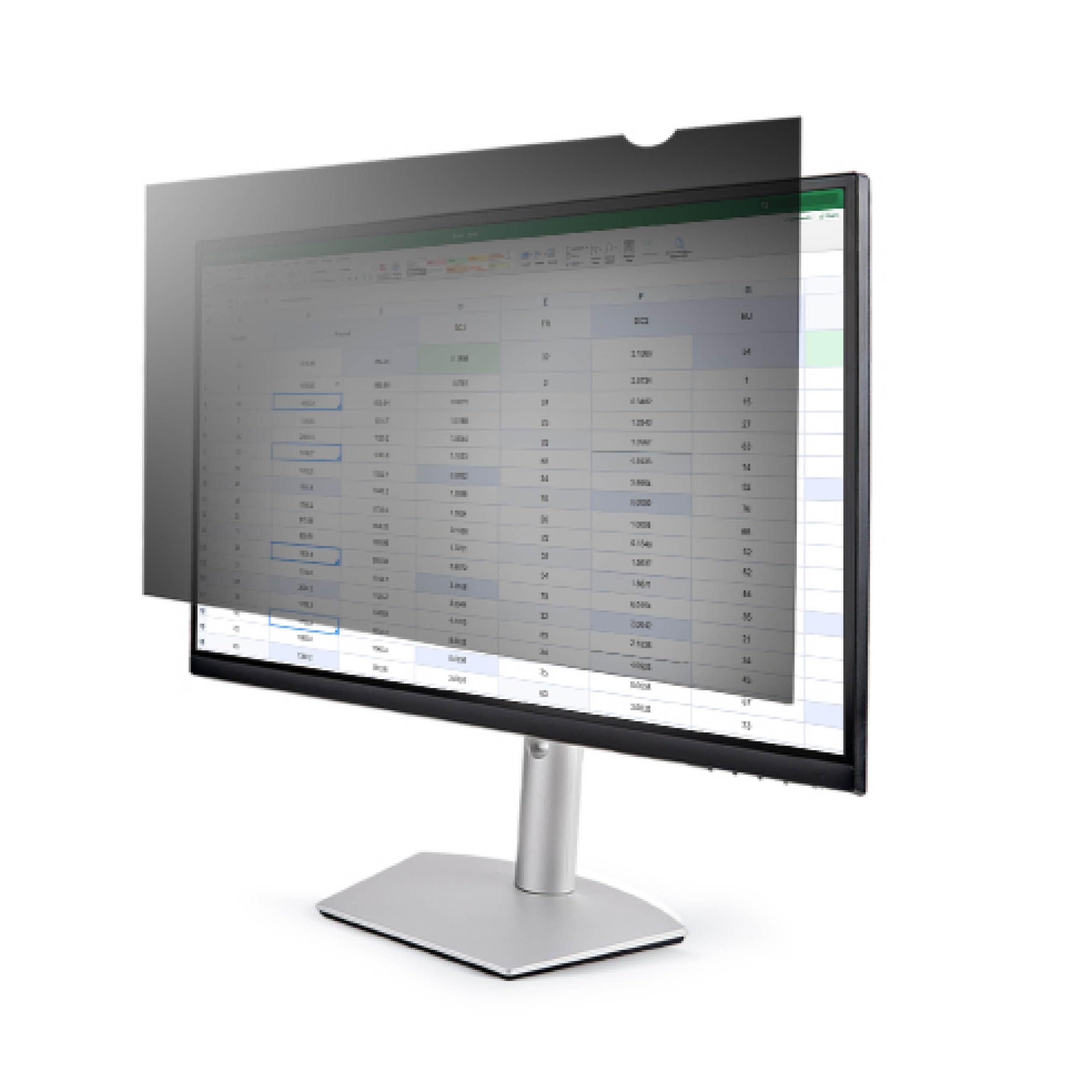 StarTech.com Privacy Filter / Removable / Universal 27-inch PC Monitor / 16:9 Aspect Ratio Compatible / Glossy & Matte Finishes / Anti-Peek Blue Light Cut Protective Cover / 30-degree Viewing Angle Left/Right PRIVSCNMON27