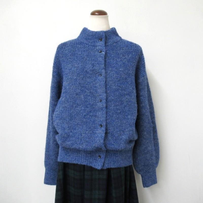 sosotto Alpaca-Style Split-Front 2-Way High Neck /BL62