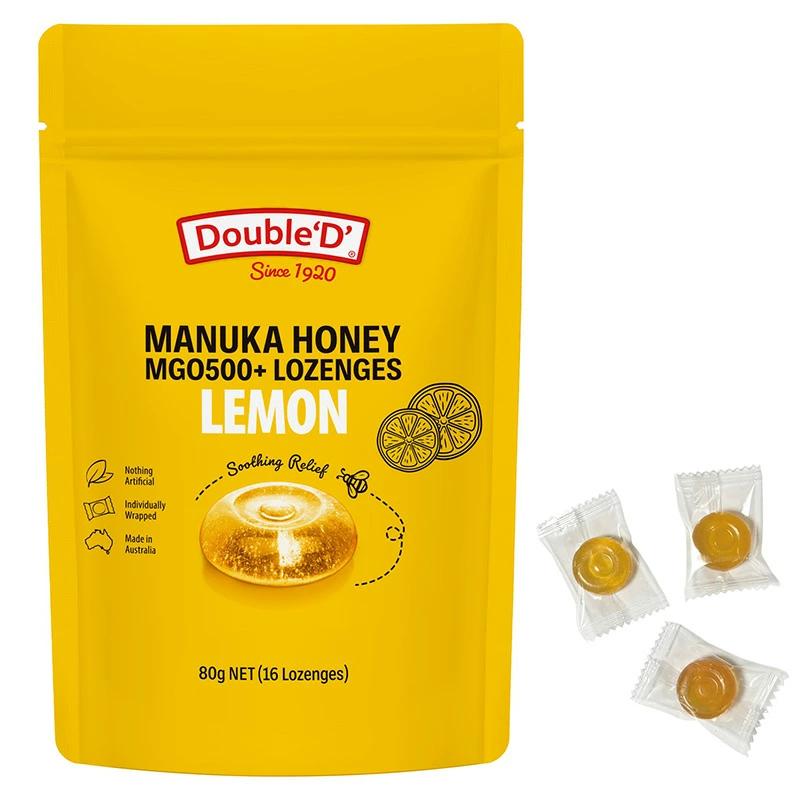 Double D Manuka Honey Lozenges Lemon (Candy)