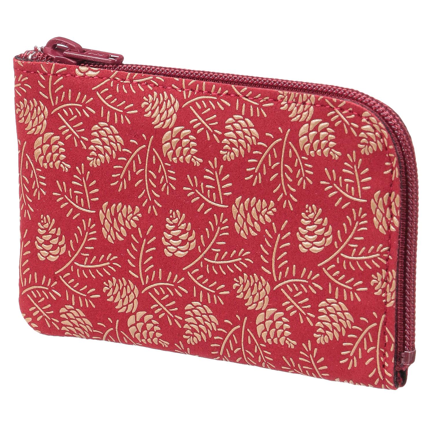 Inden 1001 Coin Purse Matsukasa 33 Red 10 White