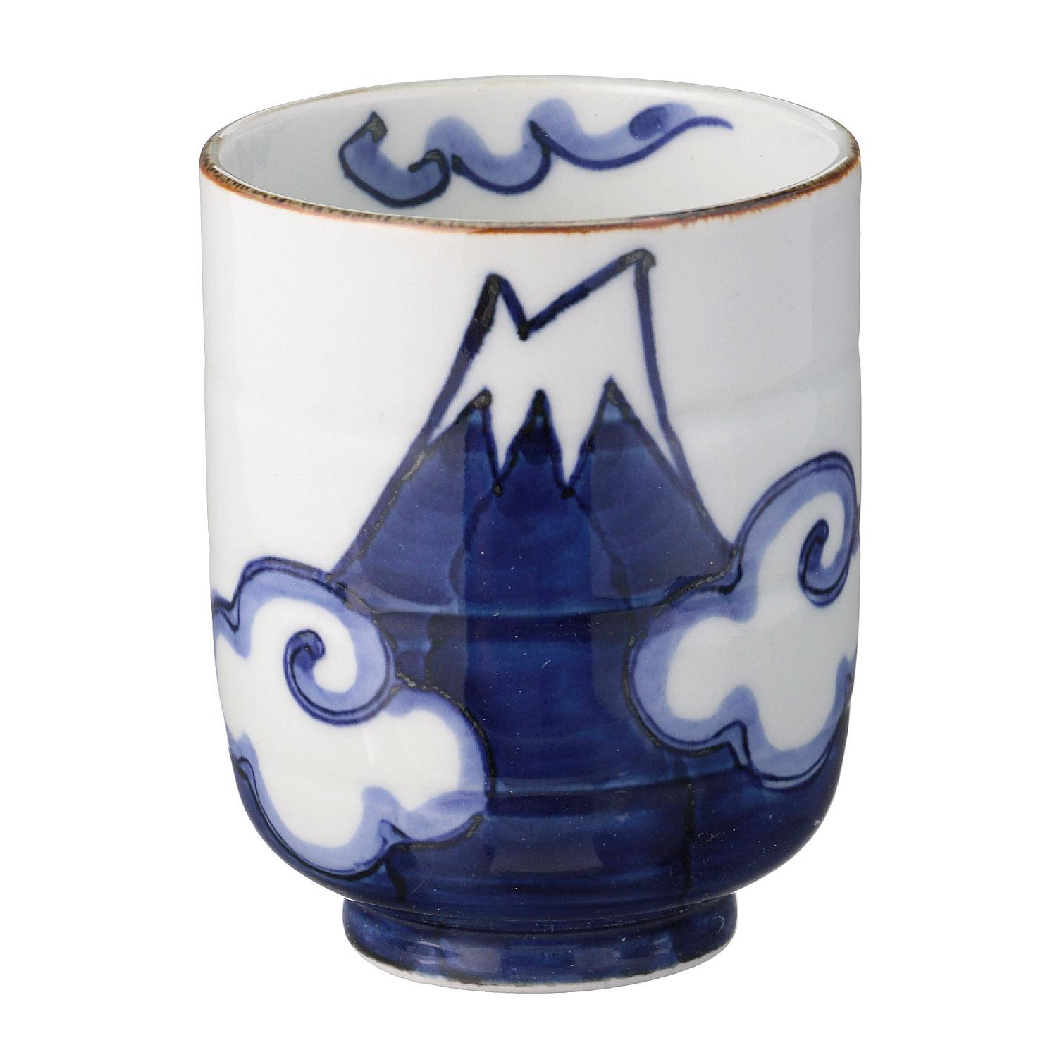 Fugaku Rice Bowl Teacup 03_Teacup Blue