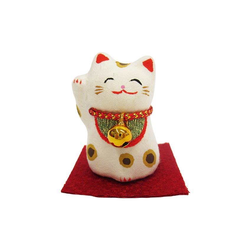Torn Washi Paper: Japanese Colors - Maneki Neko (Mini)/White
