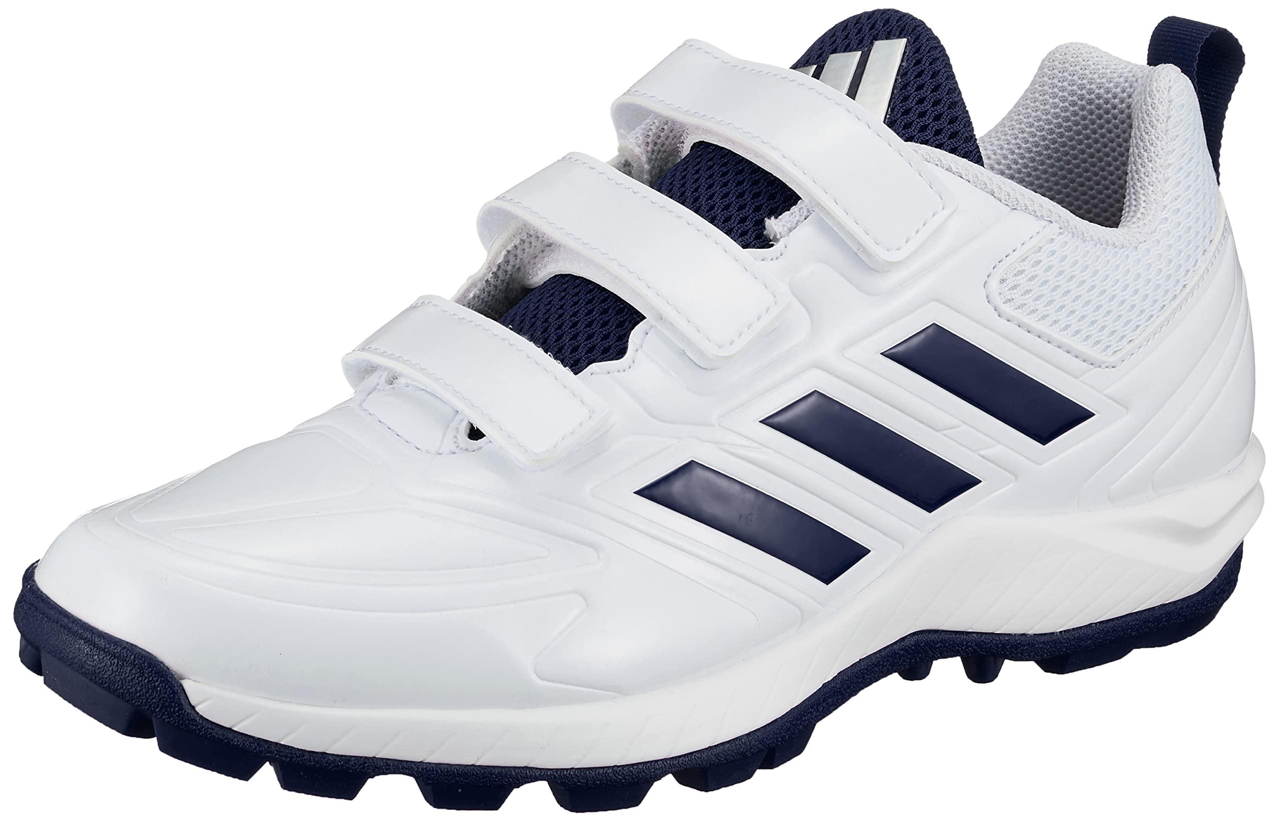 [Adidas] Baseball Spikes Japan Trainer AC Baseball Spikes LIJ11 Men's Footwear White/Silver Metallic/Team Navy Blue (GW1929) 26.0 cm