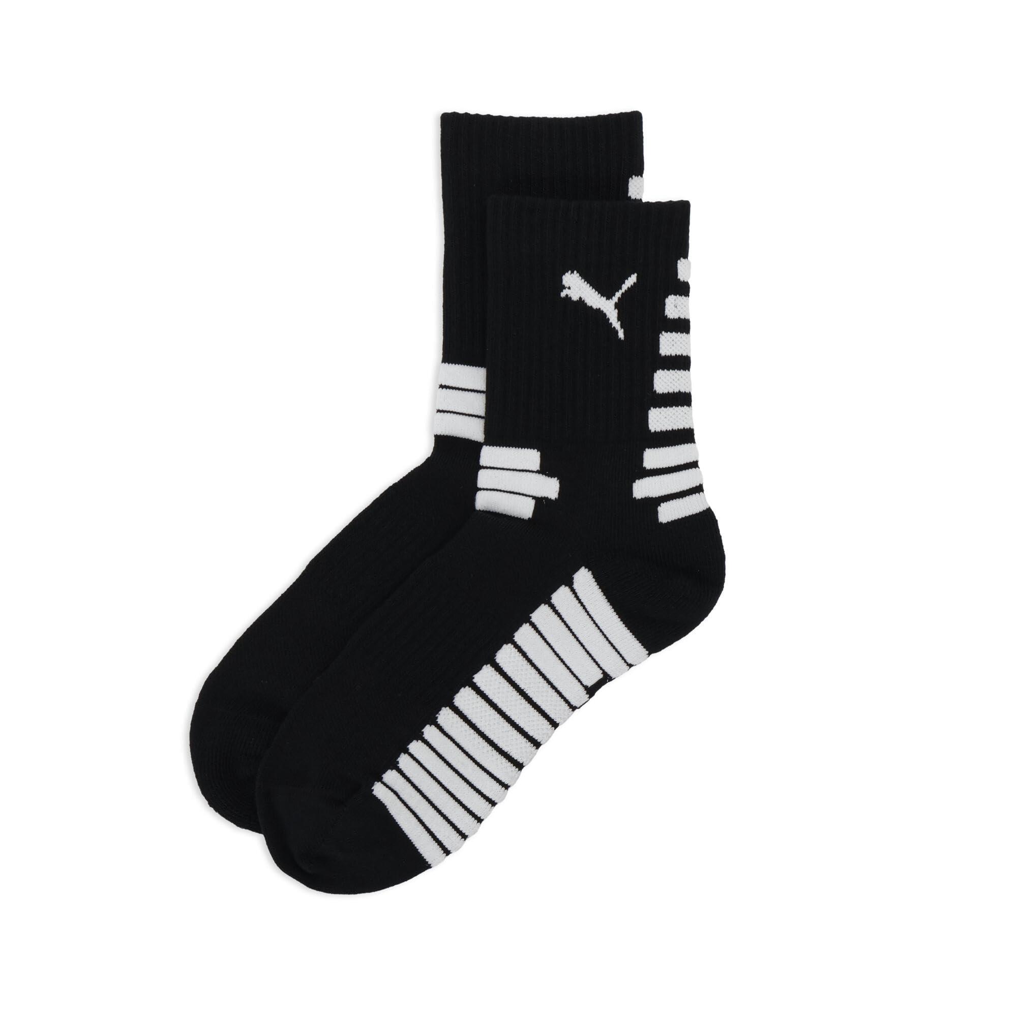 [PUMA] Sports Basketball Socks for Games/Practice Sports Socks 692593 Fall/Winter 2025 Color Black (02)