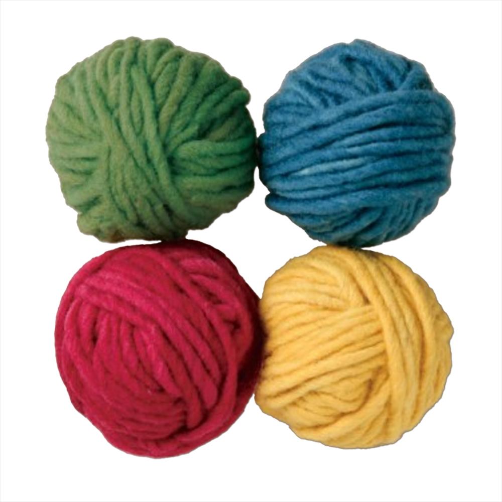 Toy Box Bore Manufacture Plant-Dyed Yarn 4-Color Set (2 Sets Total)