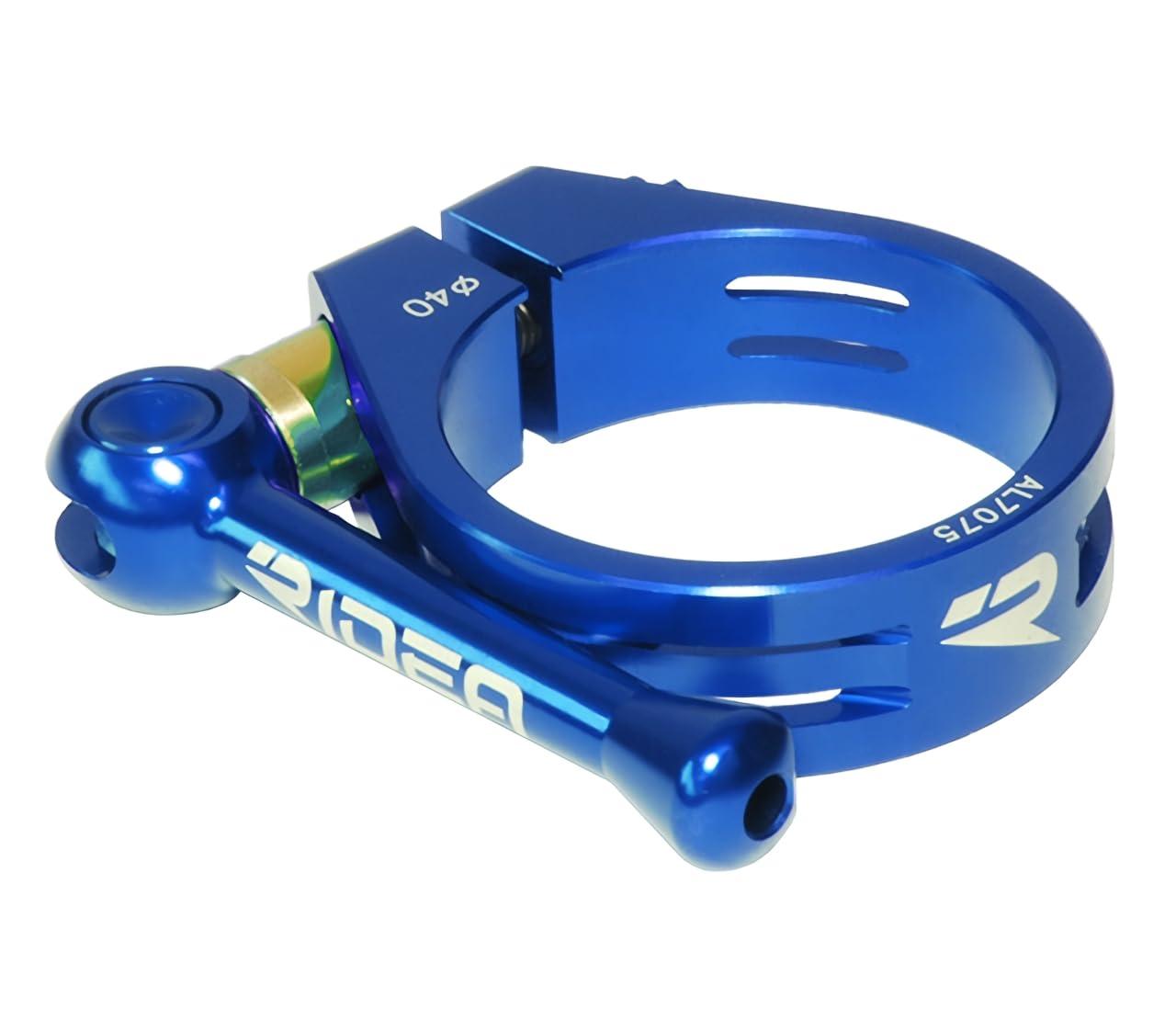 RIDEA Seat Post Clamp Quick Release GH Blue 147-04002