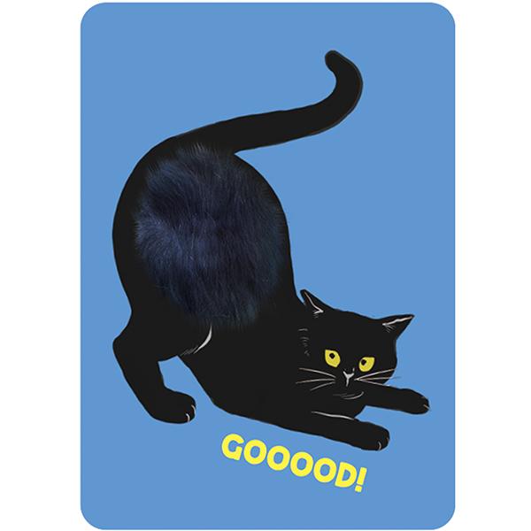 Pet-Friendly Postcard: Black